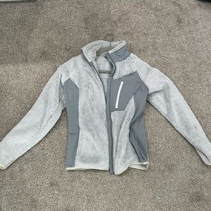 Columbia Light Grey Furry Jacket